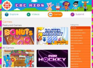 Famous CBC Kids Games