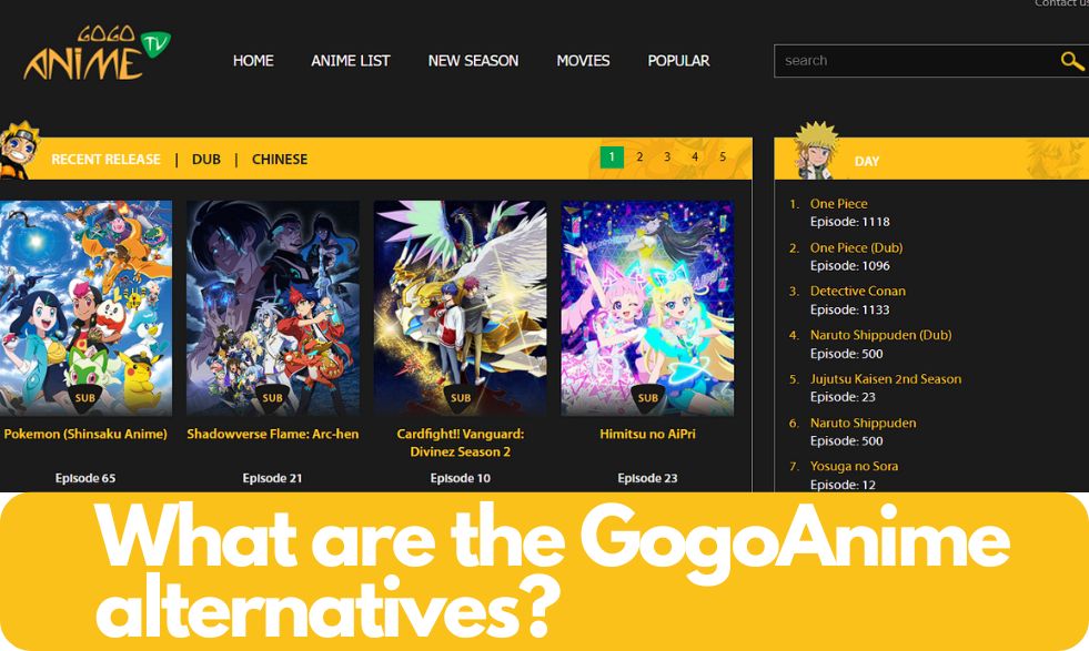 GogoAnime alternatives